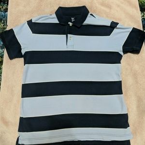 Gap Polo Blue stripes Size Medium